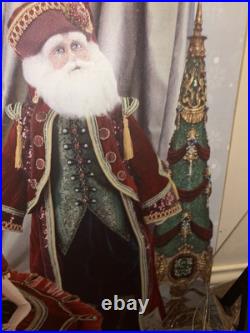 Katherine's Collection Christmas Wall Hanging Display Rare Screen print