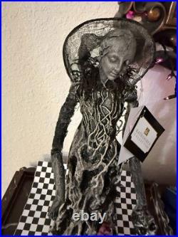 Katherine's Collection FOREST CEMETERY Ghost Tree Lady Skull Figurine 17 Table