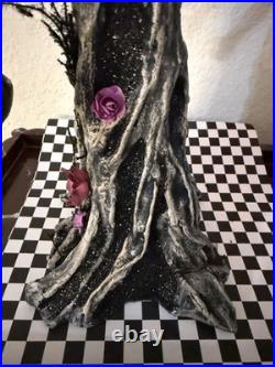 Katherine's Collection FOREST CEMETERY Ghost Tree Lady Skull Figurine 17 Table