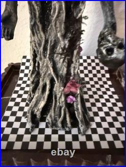 Katherine's Collection FOREST CEMETERY Ghost Tree Lady Skull Figurine 17 Table