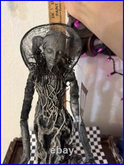 Katherine's Collection FOREST CEMETERY Ghost Tree Lady Skull Figurine 17 Table
