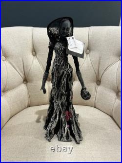Katherine's Collection Halloween FOREST CEMETERY-Ghost Tree Lady with Skull New