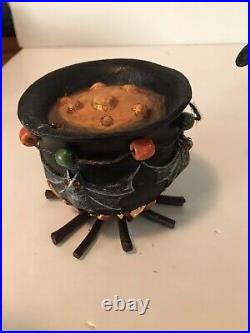 Katherine's Collection Halloween Witch Doll Cooking Cauldron MINT