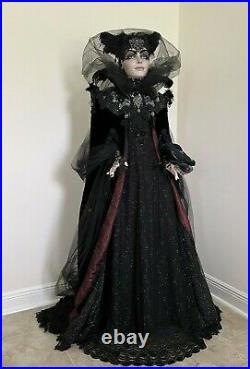 Katherine's Collection Raven Witch Sorceress Life-size doll 72 Halloween