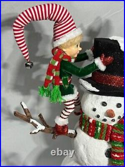 Katherine's Collection Snowman & Elves 28-328818 Peppermint Palace