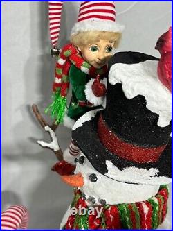 Katherine's Collection Snowman & Elves 28-328818 Peppermint Palace