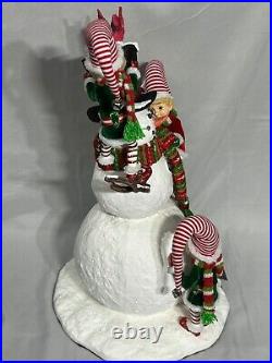 Katherine's Collection Snowman & Elves 28-328818 Peppermint Palace