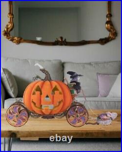 Katherines Collection Halloween Pumpkin Carriage