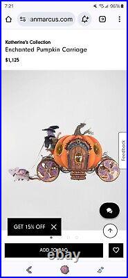 Katherines Collection Halloween Pumpkin Carriage