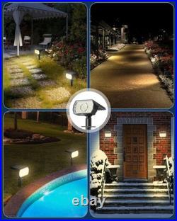 Kaxiida Solar Lights Outdoor Waterproof IP68, 3 Lighting 10 Pack, Warm White