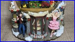 Kirkland Nutcracker Waterglobe Lighted Snow Globe Flaw Rare