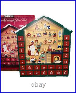 Kirkland Santa's Workshop Advent Calendar Christmas 24 Costco Complete Rare