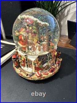 Kirkland Signature Musical Snow Globe Santa Claus Is Coming To Town Toy Shop