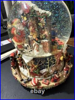 Kirkland Signature Musical Snow Globe Santa Claus Is Coming To Town Toy Shop