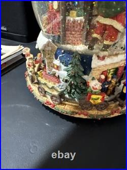 Kirkland Signature Musical Snow Globe Santa Claus Is Coming To Town Toy Shop