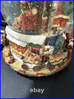 Kirkland Signature Musical Snow Globe Santa Claus Is Coming To Town Toy Shop