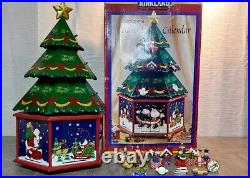 Kirkland Signature Wooden Advent Calendar Christmas Tree 24 Ornaments COMPLETE
