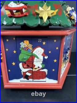 Kirkland Signature Wooden Advent Calendar Christmas Tree 24 Ornaments COMPLETE