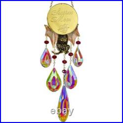 Kirks Folly Sabrina Bat Cat Empress Seaview Moon Ornament goldtone