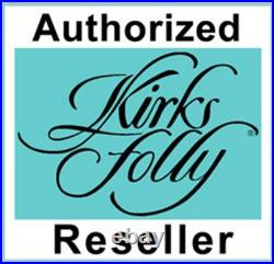 Kirks Folly Sabrina Bat Cat Empress Seaview Moon Ornament silvertone