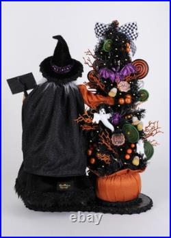 Kitchen Witch Figurine Lighted Halloween Tree Karen Didion