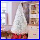 Koreyosh_10ft_White_Artificial_Christmas_Pine_Tree_Metal_Stand_Home_Restaurant_01_nge