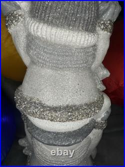 Kringle Express Illuminated 27 Stacking Holiday Friends Snowmen? WORKING