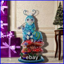 Kurt Adler Alice in Wonderland Hollywood NutcrackersT Caterpillar