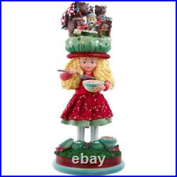 Kurt Adler Hollywood Goldilocks Nutcracker, Multicolored, 15.5