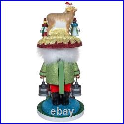 Kurt Adler Hollywood Nutcrackers Collection, 8 Maids A Milking, 16.5