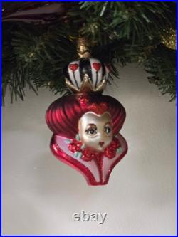 Kurt Adler Noble GemsT Glass Alice Characters Ornaments, 5-Piece Set NB1853SET