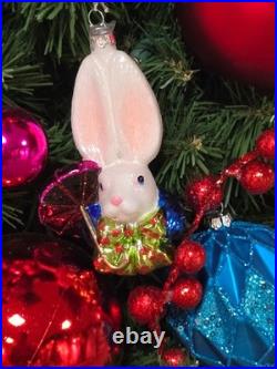 Kurt Adler Noble GemsT Glass Alice Characters Ornaments, 5-Piece Set NB1853SET