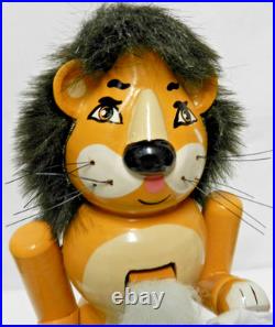 Kurt Adler WIZARD OF OZ Lion Scarecrow Tin Man Dorothy 14 Nutcrackers Set 4 Vtg