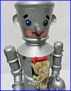 Kurt Adler WIZARD OF OZ Lion Scarecrow Tin Man Dorothy 14 Nutcrackers Set 4 Vtg
