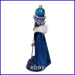 Kurt Adler Wooden Hollywood Nutcracker, Midnight Man, 18.5in