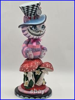 Kurt S. Adler HA0573 Hollywood Cheshire Cat Nutcracker, Multi-Colored, 15