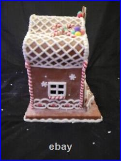Kurt S. Adler (#N1036) Gingerbread Lit Nativity Set Christmas Decor, 12.5