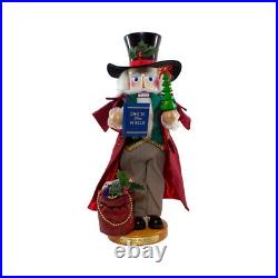 Kurt S. Adler Steinbach Musical Deck The Halls Nutcracker, 18.9in