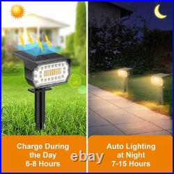 LANSOW Solar Spot Lights Outdoor, 8 Pack/57 LED 2-in-1 8 pack, Warm White LANSOW Solar Spot Lights Outdoor, 8 Pack/57 LED 2-in-1 8 pack, Warm White