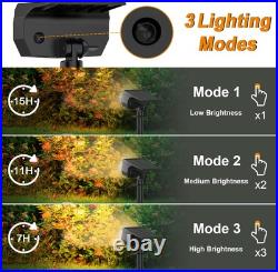 LANSOW Solar Spot Lights Outdoor, 8 Pack/57 LED 2-in-1 8 pack, Warm White LANSOW Solar Spot Lights Outdoor, 8 Pack/57 LED 2-in-1 8 pack, Warm White