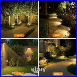 LANSOW Solar Spot Lights Outdoor, 8 Pack/57 LED 2-in-1 8 pack, Warm White LANSOW Solar Spot Lights Outdoor, 8 Pack/57 LED 2-in-1 8 pack, Warm White