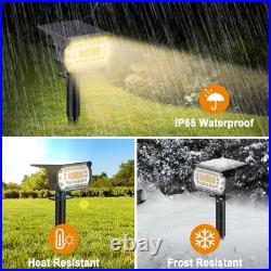 LANSOW Solar Spot Lights Outdoor, 8 Pack/57 LED 2-in-1 8 pack, Warm White LANSOW Solar Spot Lights Outdoor, 8 Pack/57 LED 2-in-1 8 pack, Warm White