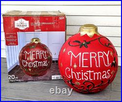 LARGE 20 Inch Christmas Ornament MGO (ceramic) Yard Lawn Porch Indoor Outdoor