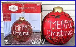 LARGE 20 Inch Christmas Ornament MGO (ceramic) Yard Lawn Porch Indoor Outdoor
