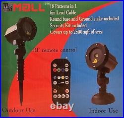 LEDMALL Firefly 3 models in 1 Motion 18 Patterns RGB Laser Christmas Lights