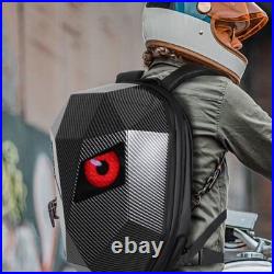 LED Backpack Large Capacity Programmable Waterproof Carbon Fiber Textured Digita LED Backpack Large Capacity Programmable Waterproof Carbon Fiber Textured Digita