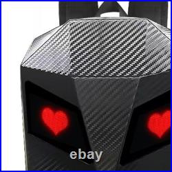 LED Backpack Large Capacity Programmable Waterproof Carbon Fiber Textured Digita LED Backpack Large Capacity Programmable Waterproof Carbon Fiber Textured Digita