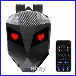 LED Backpack Large Capacity Programmable Waterproof Carbon Fiber Textured Digita LED Backpack Large Capacity Programmable Waterproof Carbon Fiber Textured Digita