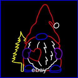 LED Neon Rope Light Gnome With Heart Motif Lighted Silhouette Multi-Color LED Neon Rope Light Gnome With Heart Motif Lighted Silhouette Multi-Color