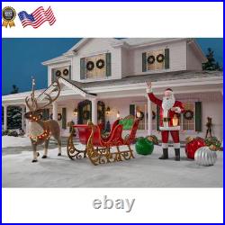 LED Towering Santa Giant Sized LED Towering Santa 8.5 FT FREE SHIPPING